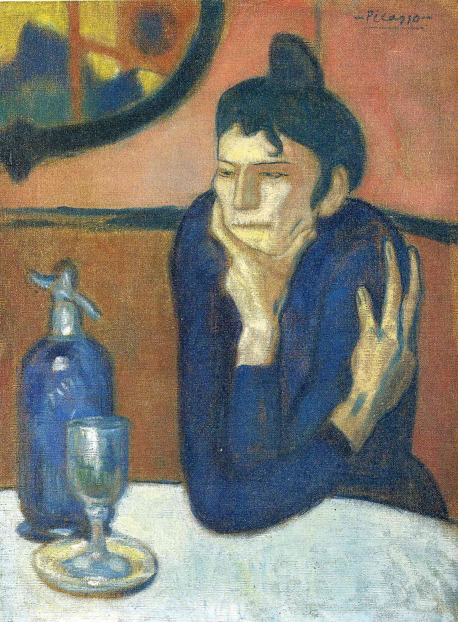 Picasso The Absinthe Drinker 1901